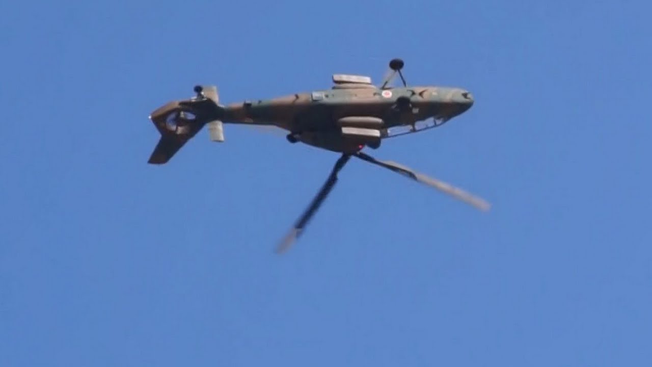 Ninja Helicopter Acrobatics - Self defense force (SDF) OH-1 - YouTube