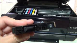 EPSON プリンター 簡単！インク交換 - YouTube