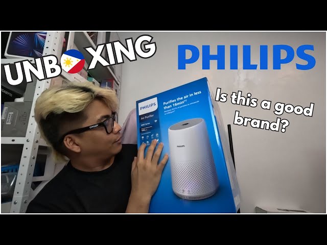 Philips Air Purifier 800i Series – Unboxing, Setup, & First
