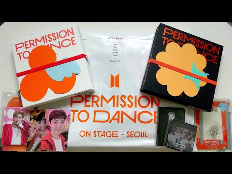 ASMR] Unboxing BTS 방탄소년단 1st Live Album PERMISSION TO DANCE