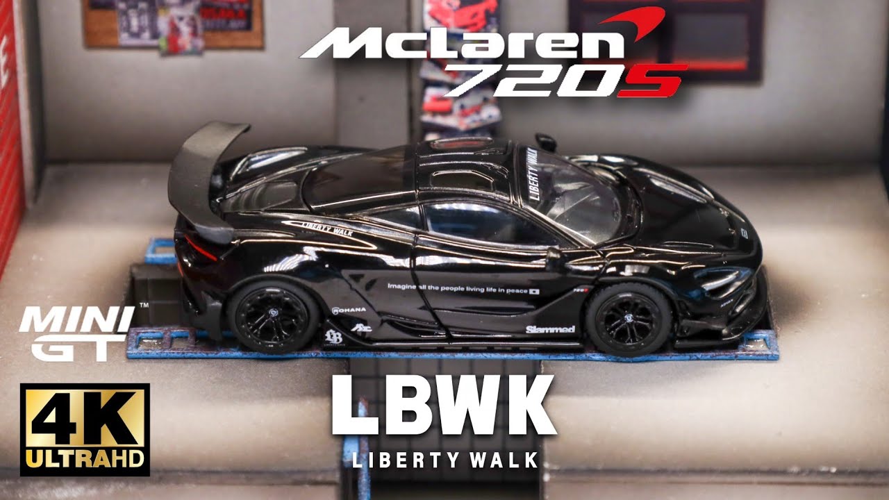 Mini GT 1:64 - LBWK x McLaren 720S l Cinema Shot 4K Die-cast - YouTube