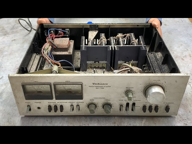 Technics SU - 7700 Stereo Integrated Amplifier Restoration
