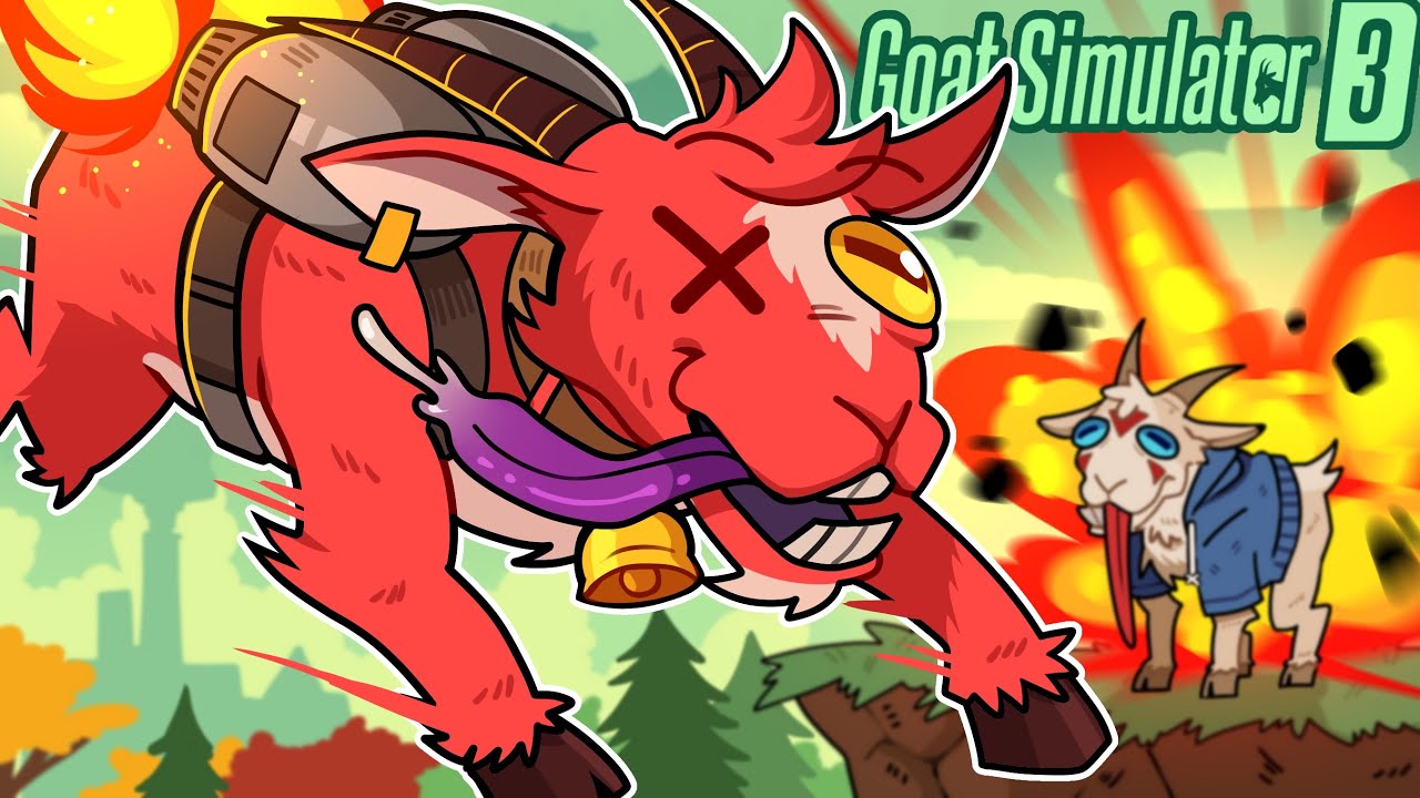 ROCKET PACKS, GIANT GOATS, AND VIOLENT GRANDMAS! | Goat Simulator