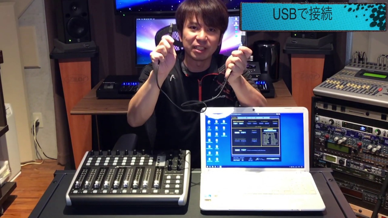 3.behringer デジタルミキサーXR16 とコントローラー X TOUCH COMPACT