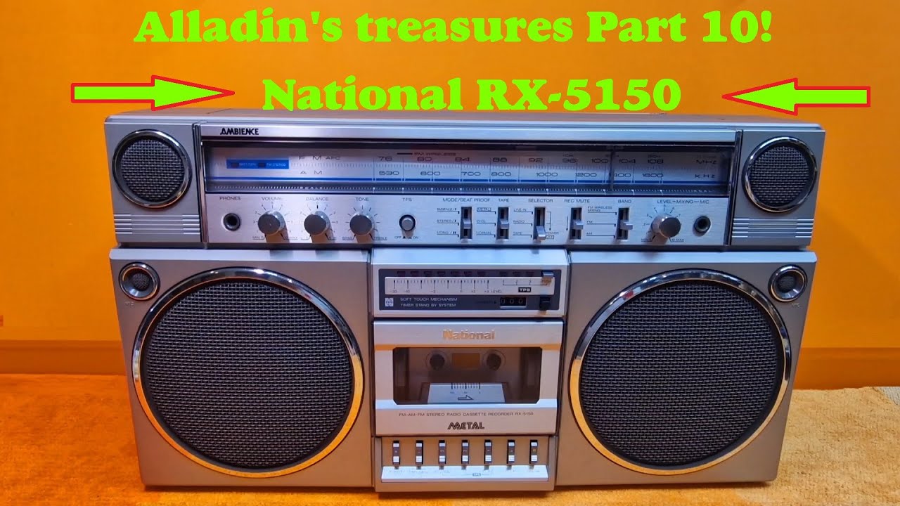 Treasures of ALADIN! Part 10! Repair NEW National RX-5150 - YouTube