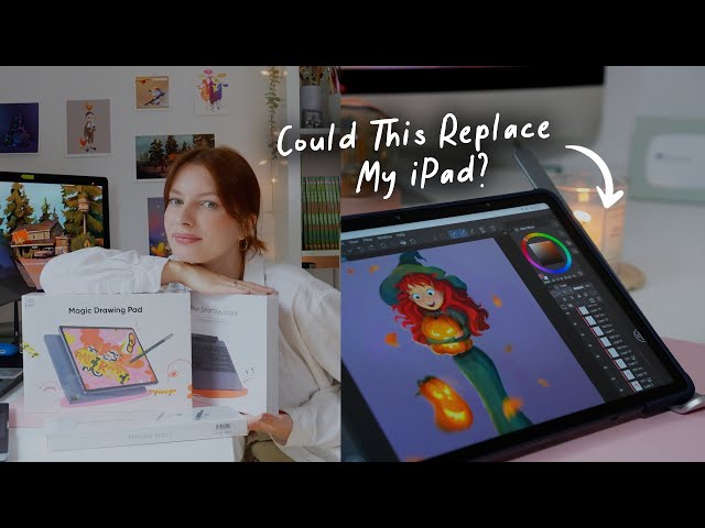 XP-Pen Magic Drawing Pad 🍂 Unboxing, My First Illustration