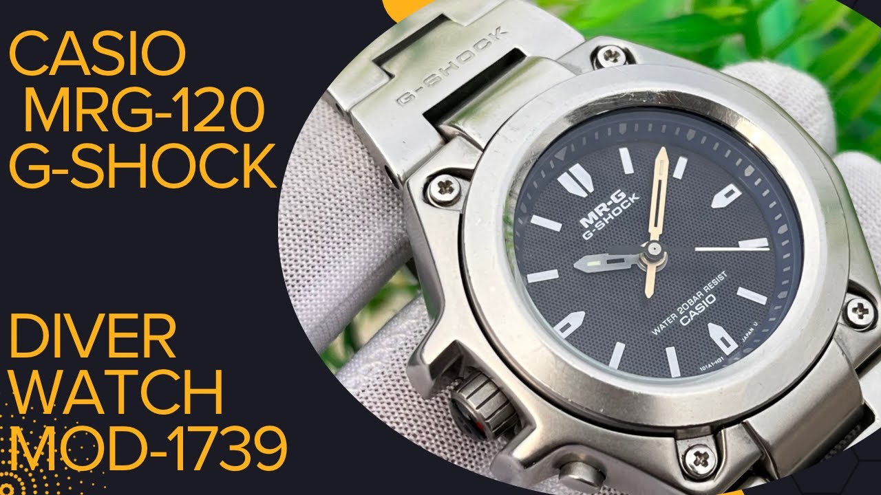 Casio MRG-120 G-shock Diver Watch - YouTube