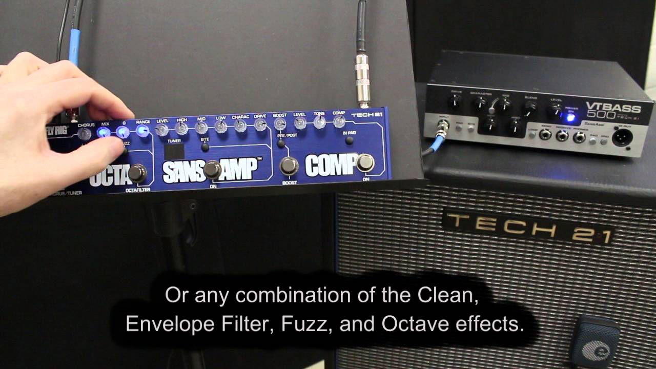 Gear Otaku: Tech 21 からベース用マルチエフェクターBass Fly Rig