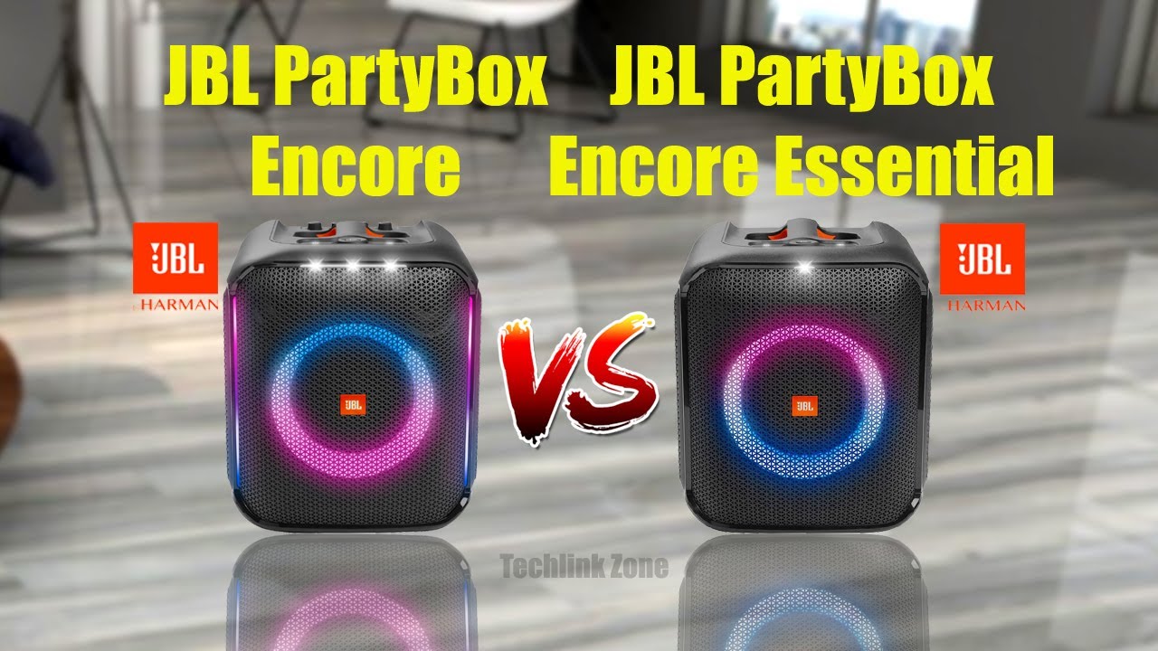 JBL PartyBox Encore vs JBL PartyBox Encore Essential Comparison