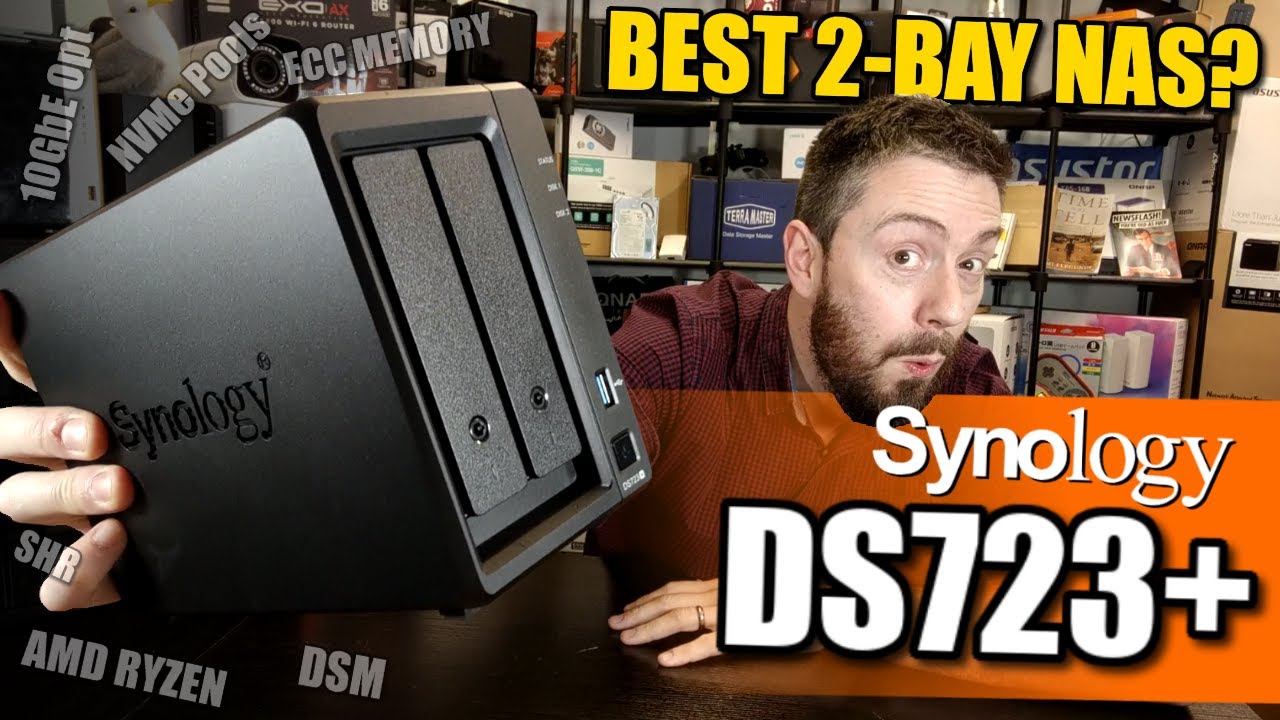 Synology DS723+ NAS Review - The Best 2-Bay NAS? - YouTube