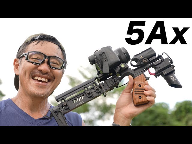 5Ax ピカティニーレールグリップ カメラにつけるライフルストック ミニ