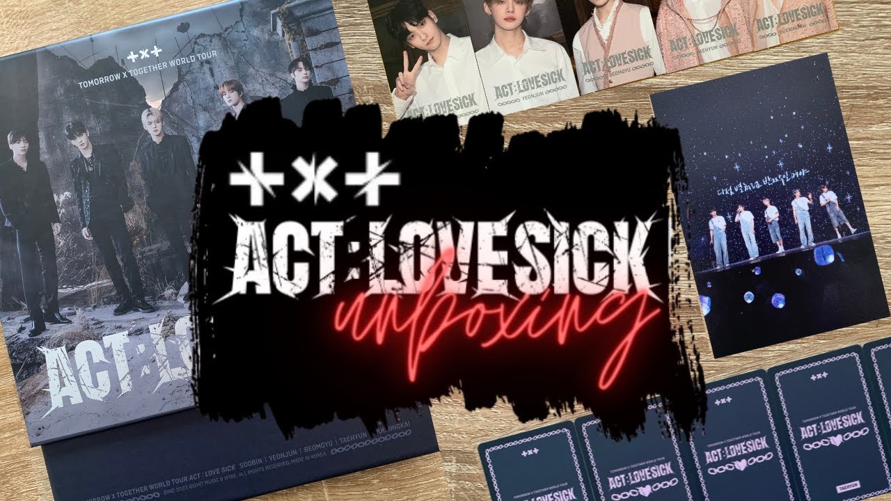 TXT World Tour Act : Lovesick in Seoul ♡ Unboxing and Flip