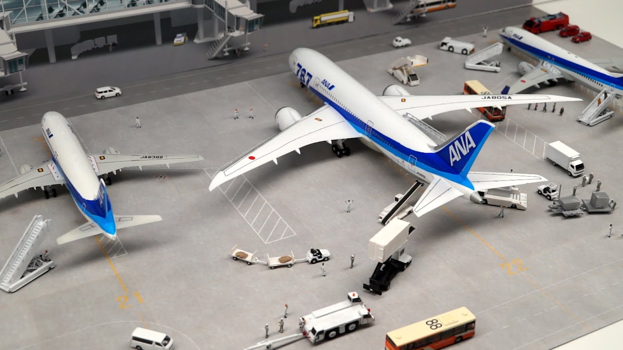 DS144-002 ジオラマシート [1/144 空港ターミナルセット] [箱庭技研