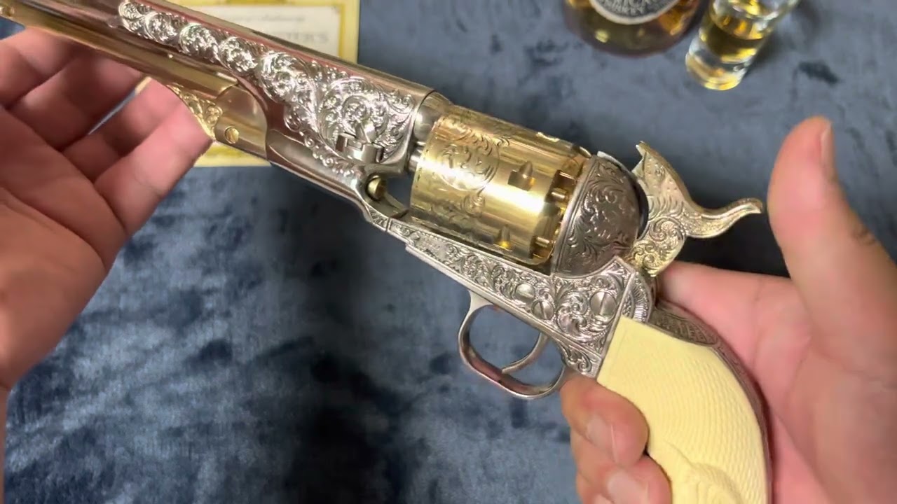 フランクリンミント（マルシン製）カスター将軍の銃（コルト1861