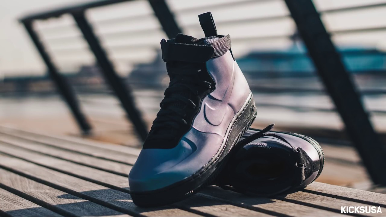 Nike Air Force 1 Foamposite ON FOOT Review | Kicks and Fits - YouTube