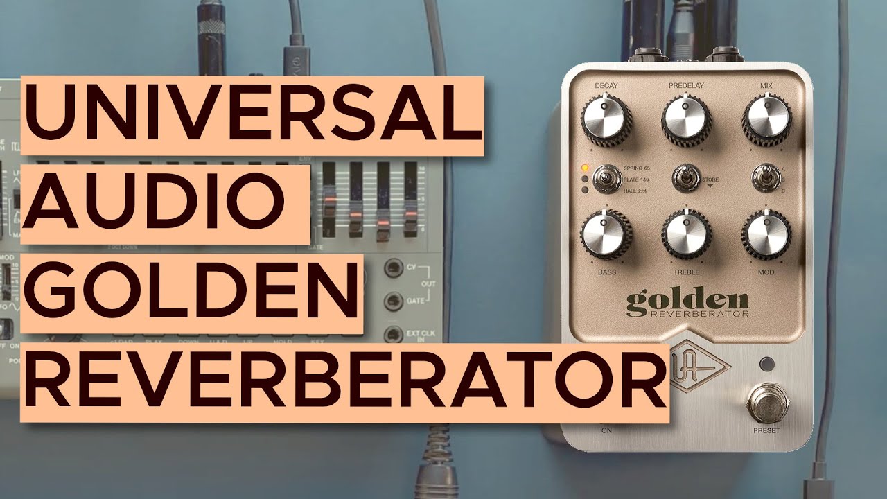 UAFX Golden Reverberator Sound Demo (no talking) with Roland SH