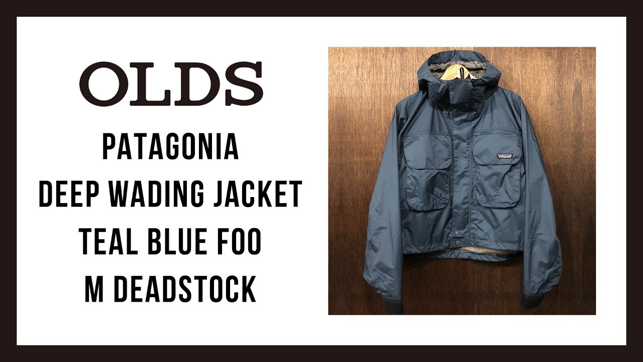 Patagonia Deep Wading Jacket Teal Blue F00 M Deadstock｜パタゴニア