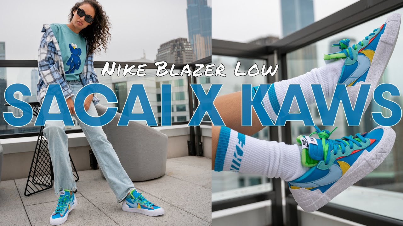 BEST BLAZER COLLAB? SACAI x KAWS x NIKE BLAZER LOW NEPTUNE BLUE ON