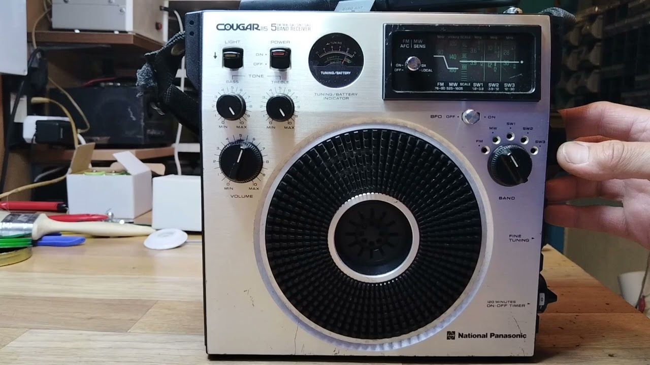 National Panasonic Cougar 115 /RF1154/ на СВ - YouTube
