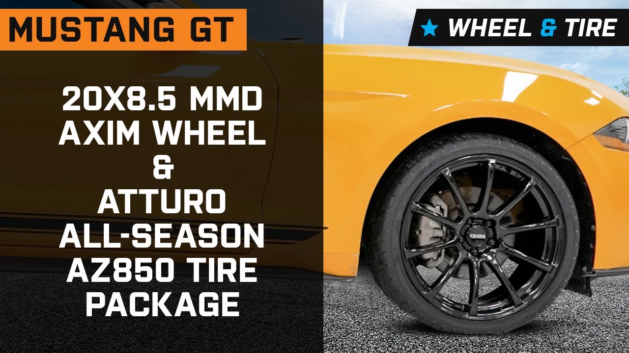 2015-2023 Mustang GT 20x8.5 MMD Axim Wheel & Atturo All-Season
