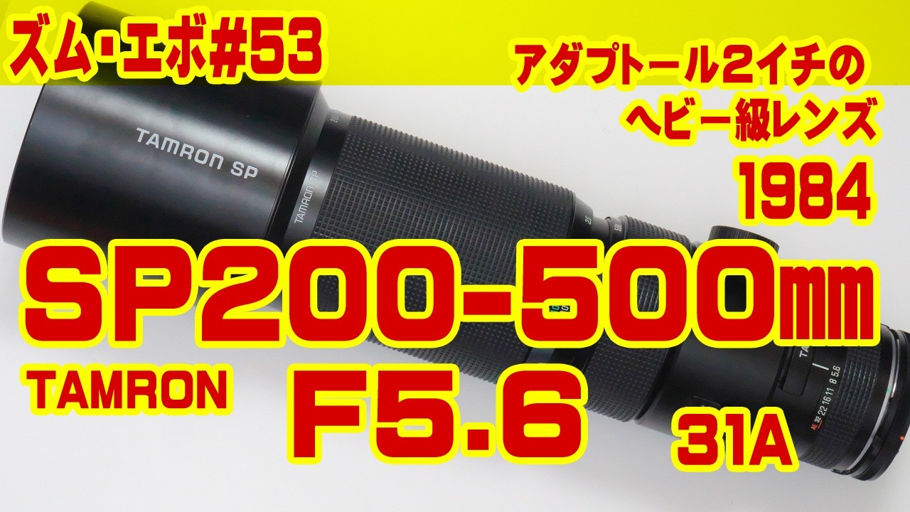 Zoom Evo No. 53 TAMRON SP200-500mm F5.6 31A - YouTube