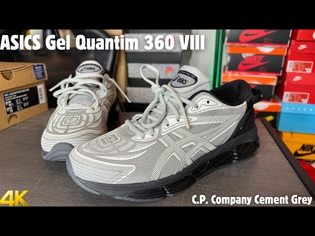 Asics Gel Quantum 360 VIII C.P. Company Cement Grey On Feet Review