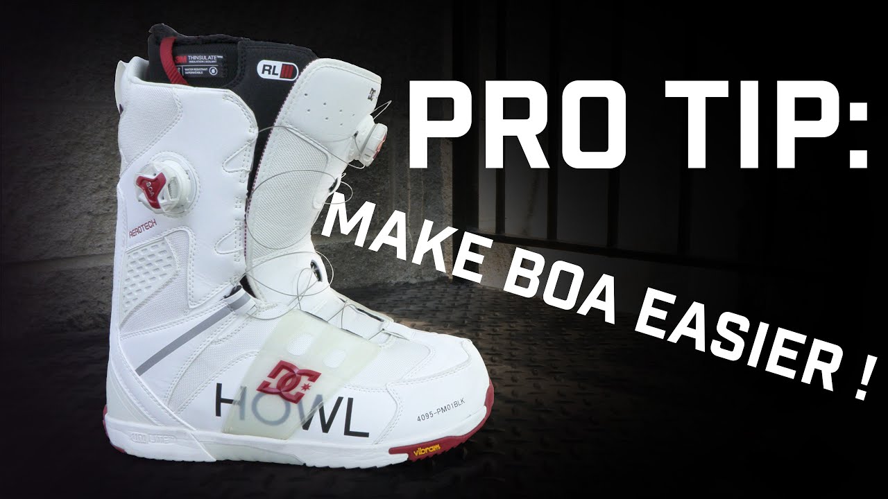 Pro Tip: In & Out Of BOA Boots Easier - YouTube