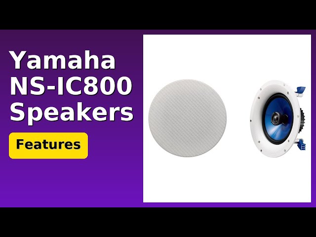 REVIEW (2026): Yamaha NS-IC800 Speakers. ESSENTIAL details. - YouTube