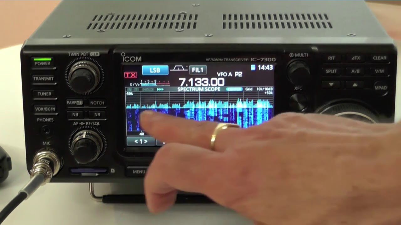 Introduction to the Icom IC-7300 HF/50/70MHz Transceiver - YouTube