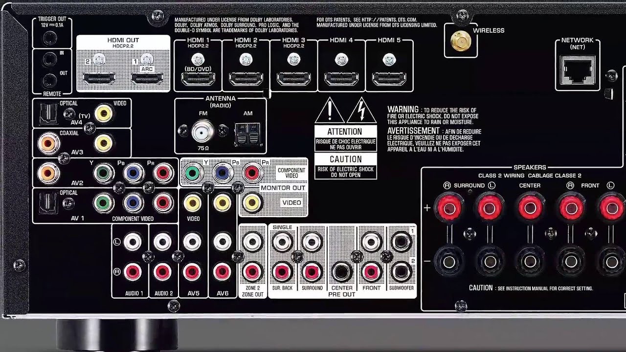 Yamaha RX-V779 AV Receiver - YouTube