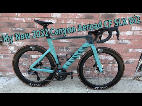 My New 2022 Canyon Aeroad CF SLX Di2 Road Bike - YouTube