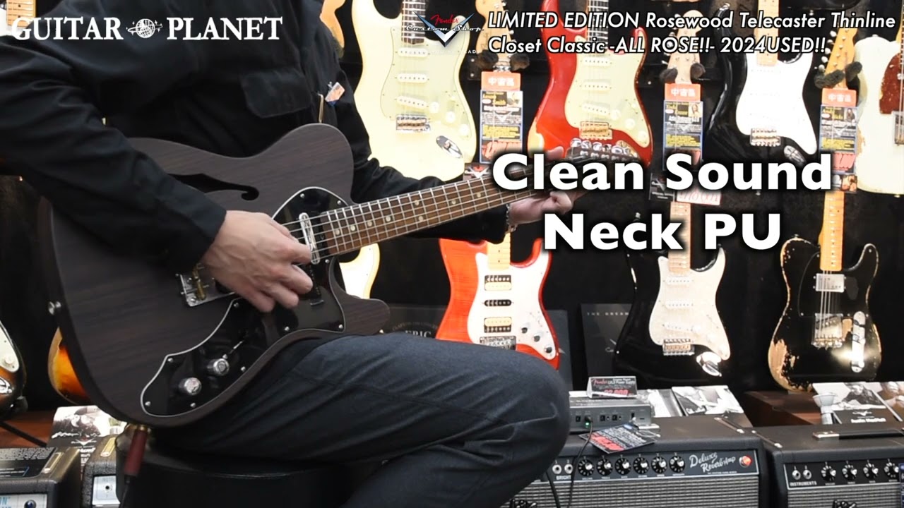 SOLD】LIMITED EDITION Rosewood Telecaster Thinline Closet Classic