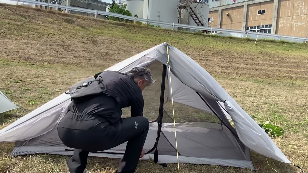 SIX MOON DESIGNS】HEAVEN TARP+HEAVEN NET TENTタープの設営