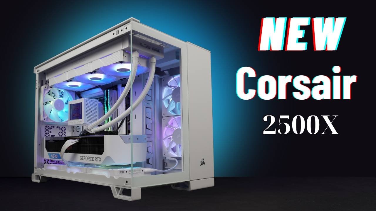 The Beatiful Aestethic White mATX PC build .. I New Corsair 2500x