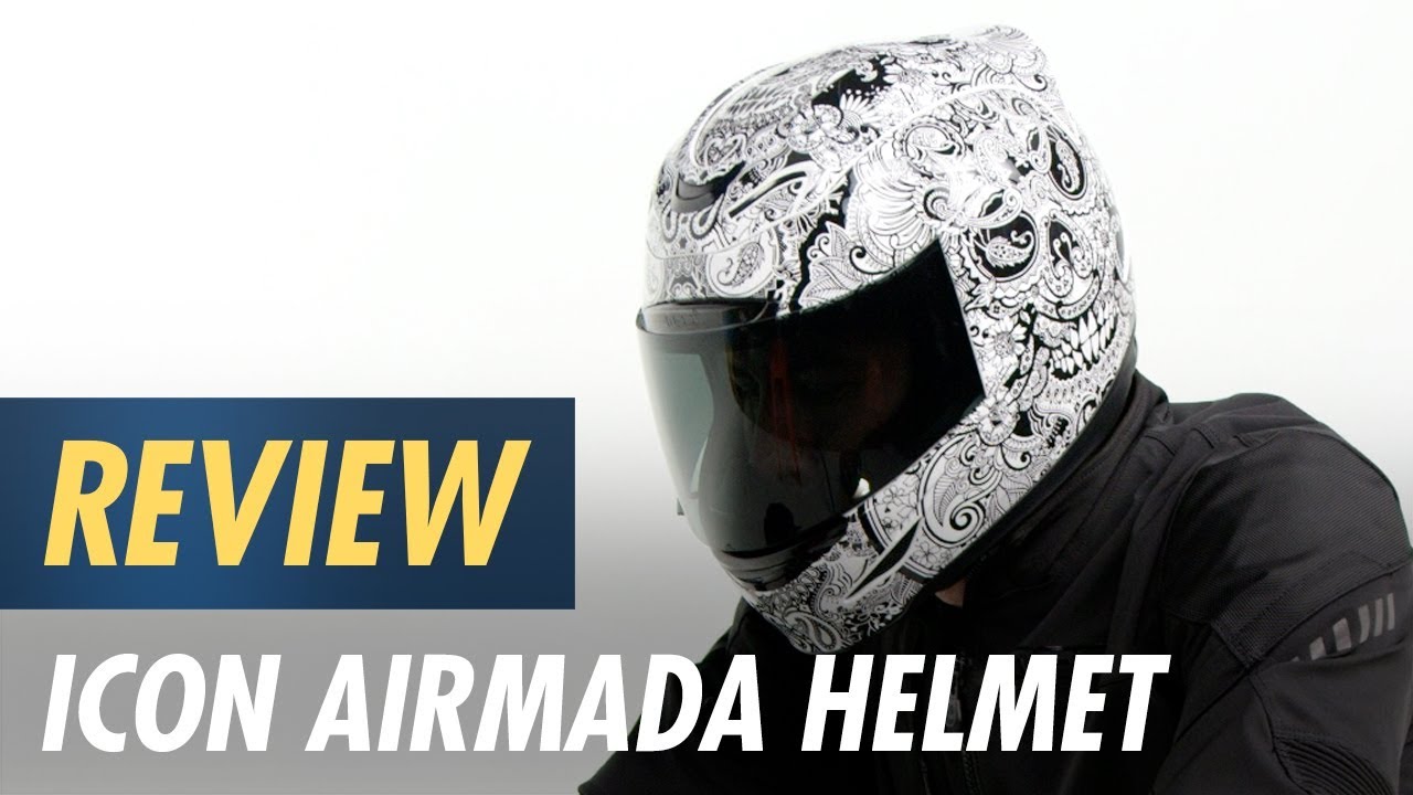 ICON Airmada Helmet Review at CycleGear.com - YouTube