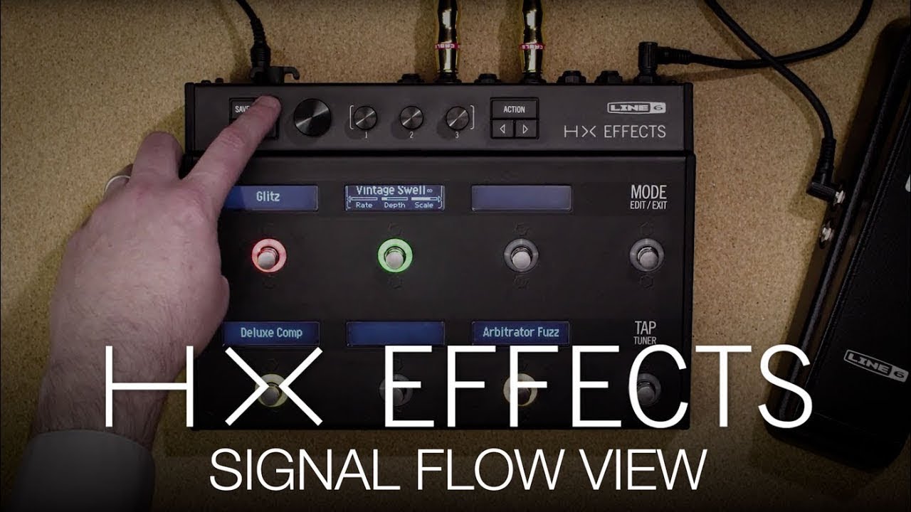Line6からフロアタイプの小型マルチエフェクター｢HX Effects｣が発表