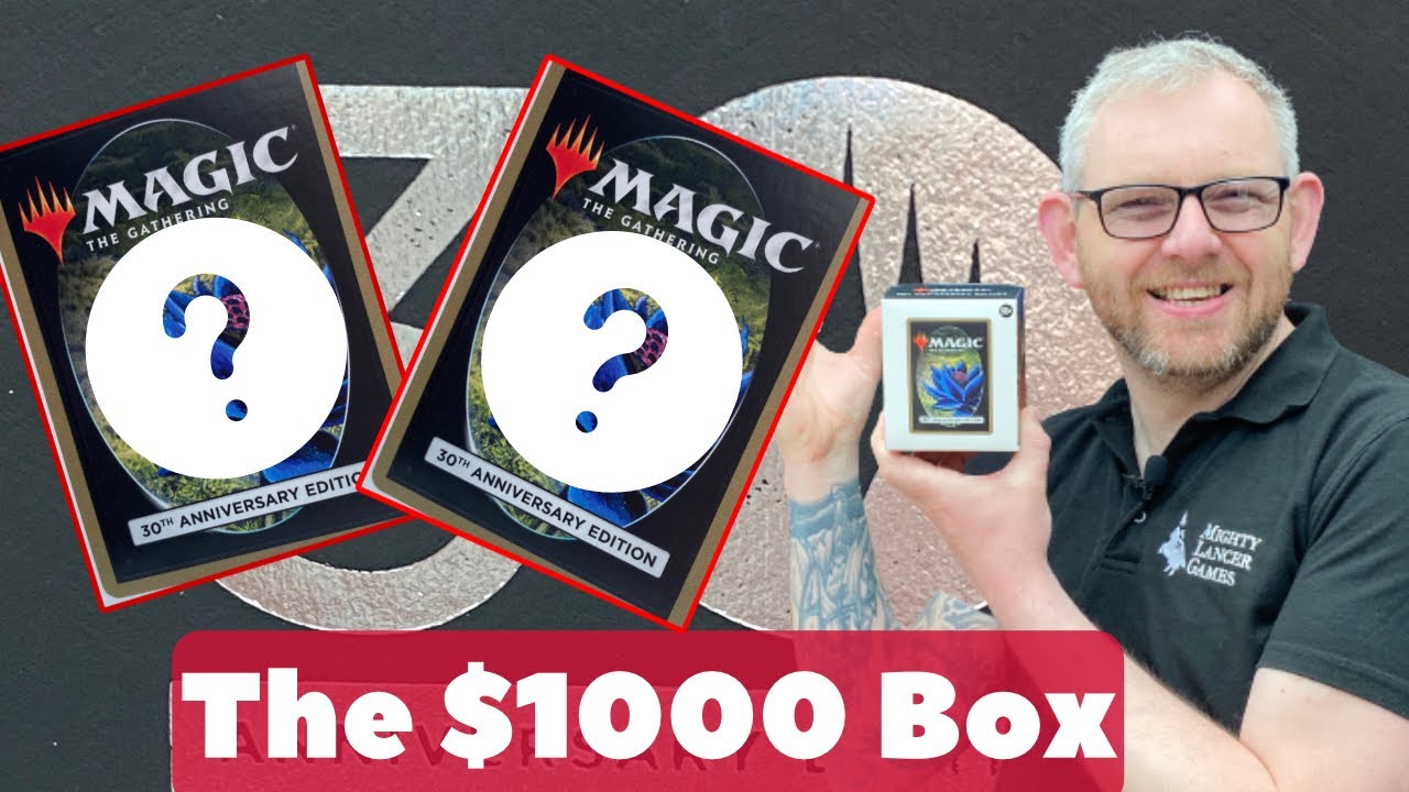 Unboxing Magic The Gathering 30th Anniversary $1000 Booster Box