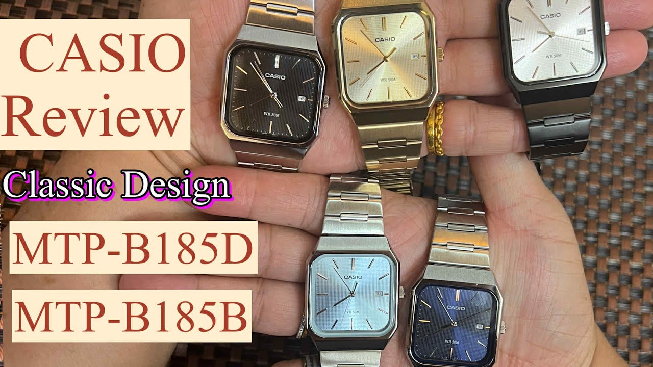 Casio MTP-B185D and MTP-B185B NEW RELEASE and ARRIVAL Classic