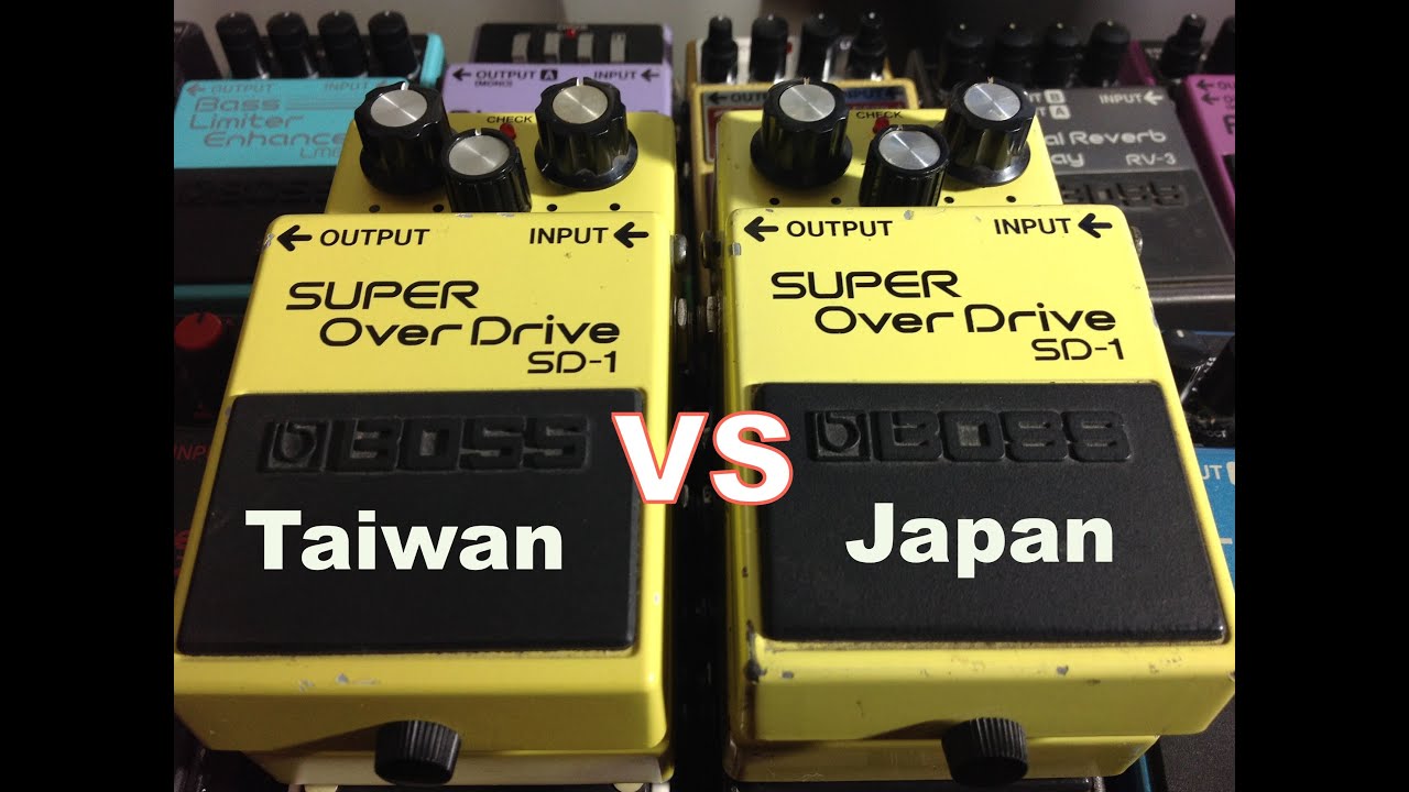 BOSS SD-1 日本製（MIJ）をレビュー！オペアンプ別に比較検証してみた