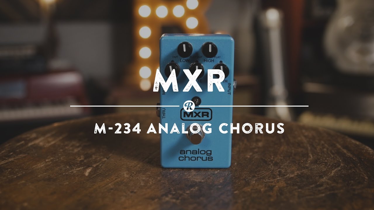 MXR M234 Analog Chorus | Reverb Demo Video - YouTube