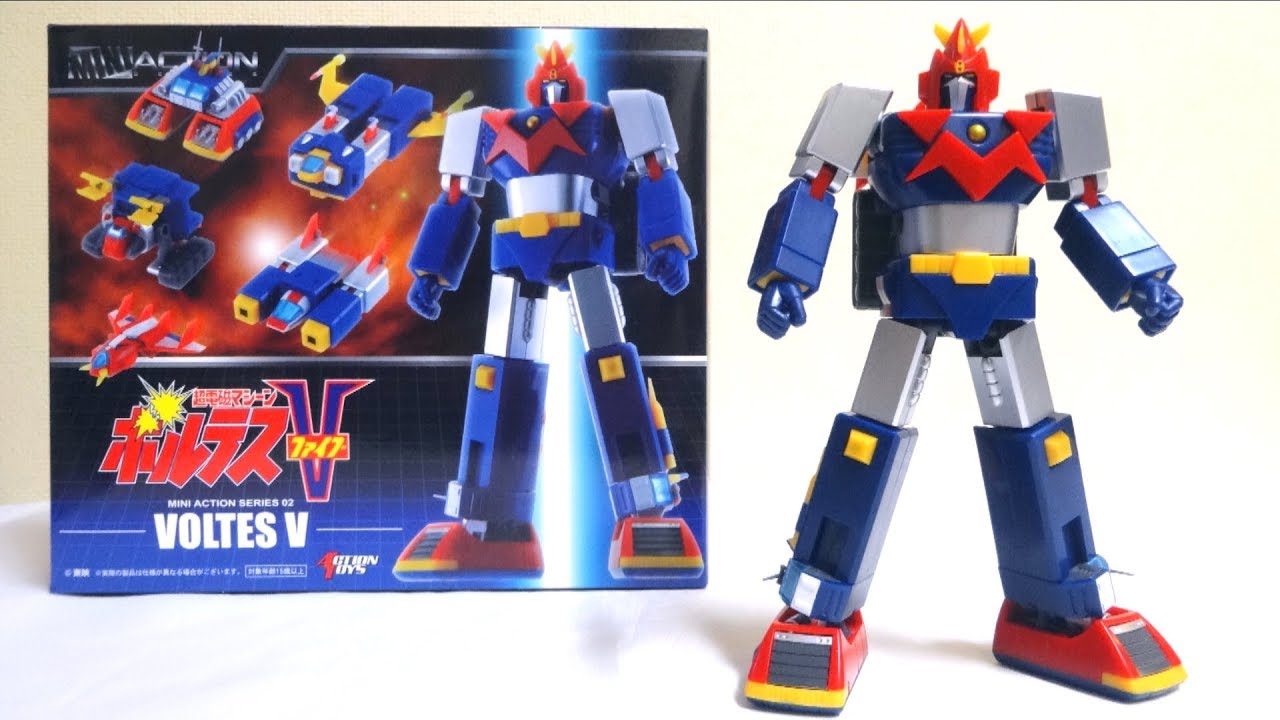 Action Toys】MINI ACTION FIGURE 02 Voltes V wotafa's review - YouTube