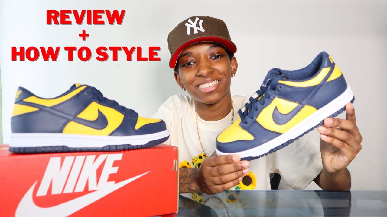 Nike Michigan Dunk Low GS Review & How To Style Michigan Dunks 3