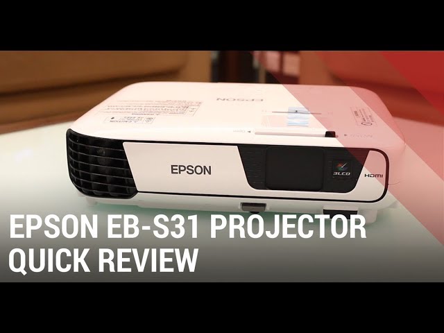 Epson EB-S31 SVGA Projector - Review India - YouTube