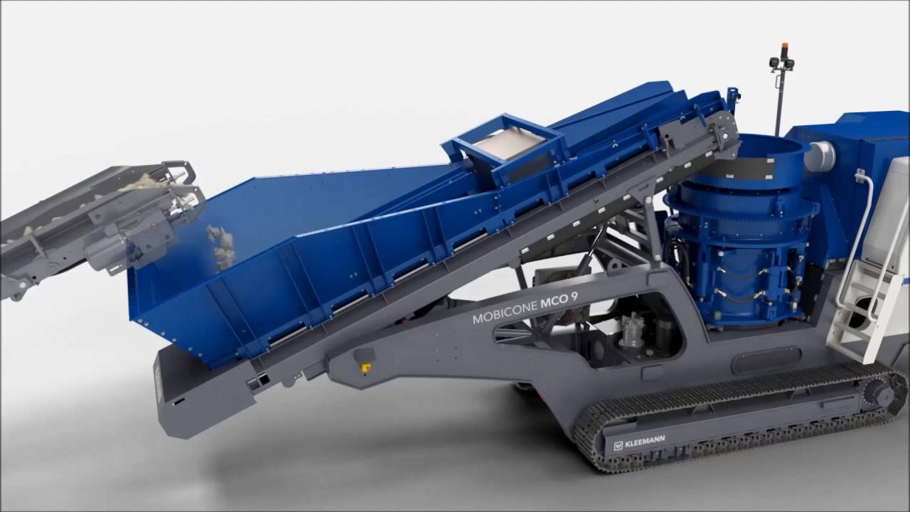 KLEEMANN自走式コーンクラッシャ「Mobicone」シリーズ - YouTube