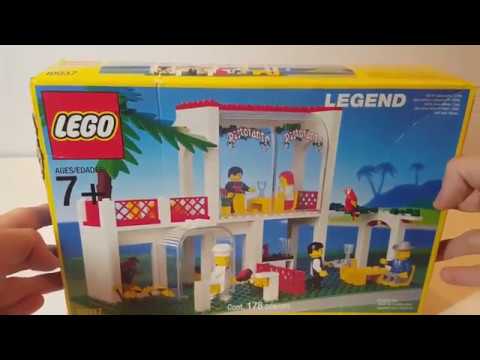 LEGO Town 10037 (6376) Breezeway Café - Review 2002 (1990) - YouTube
