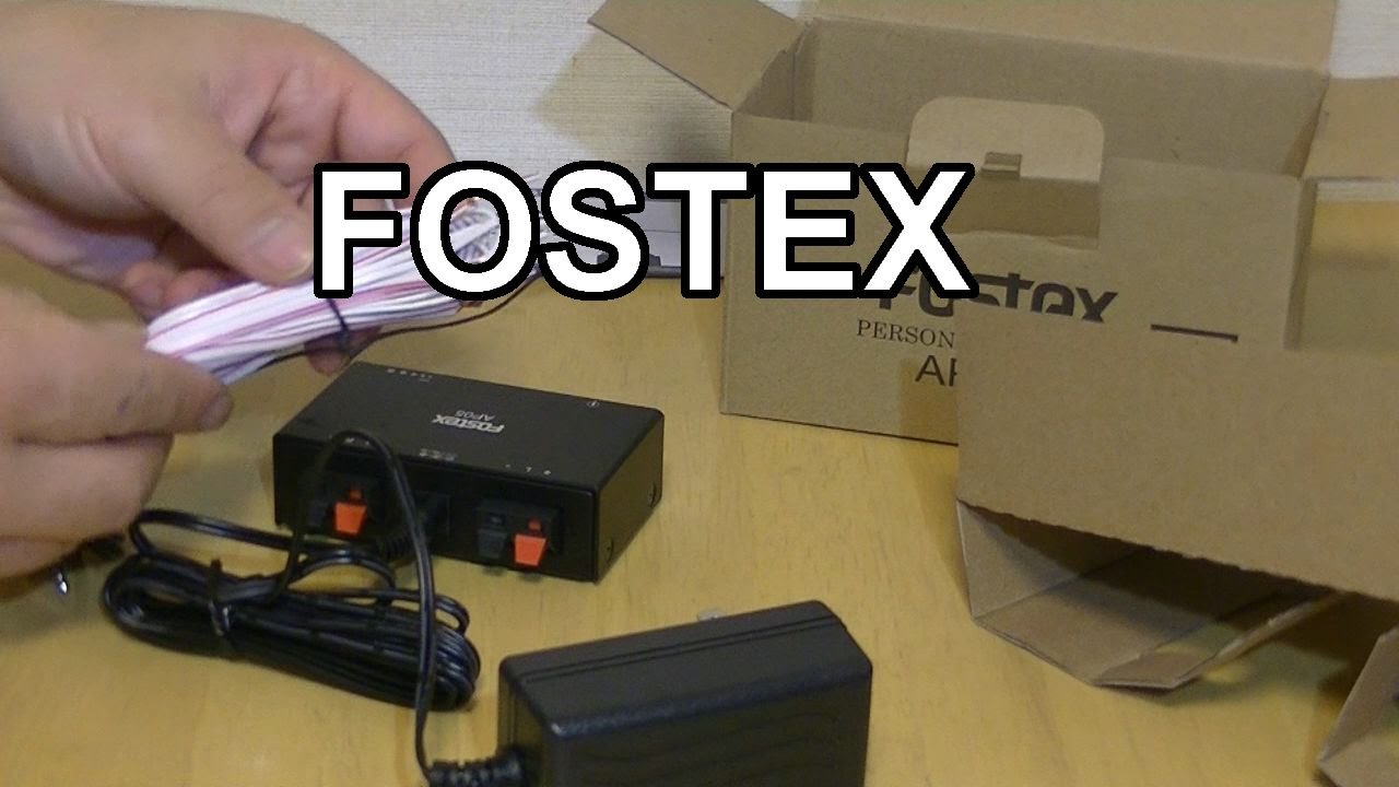 FOSTEX フォステクス パーソナル・アンプ AP05 - YouTube