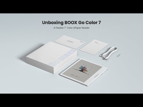 BOOX Go Color 7 Official Unboxing - YouTube
