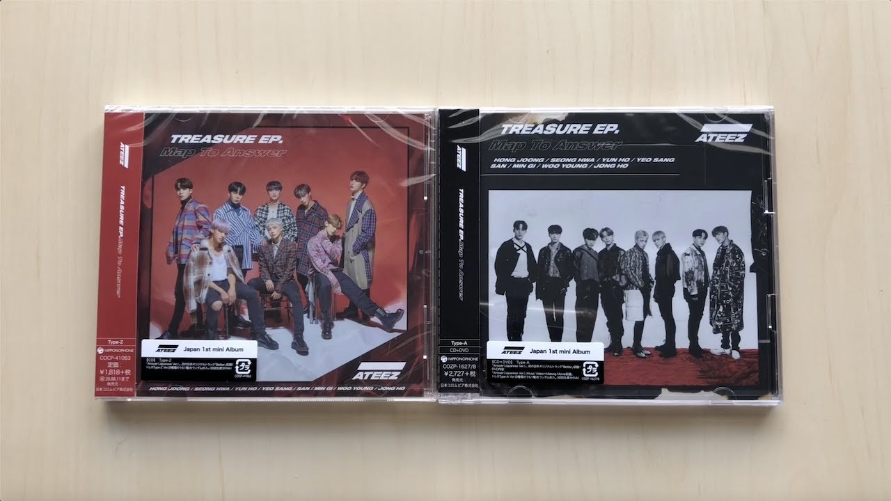 ♡Unboxing ATEEZ エイティーズ 1st Japanese Mini Album Treasure EP