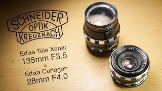 Schneider Kreuznach Xenar 135mm F3.5 & Curtagon 28mm F4.0 Review
