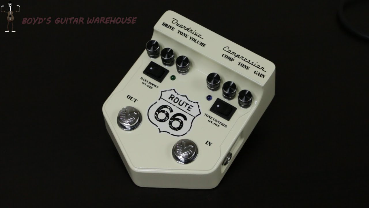 Visual Sound Route 66 V2 Compression Overdrive Demo - YouTube